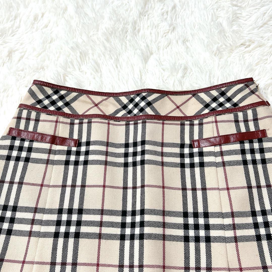 ❤︎美品❤︎BURBERRY BLUE LABEL ノバチェック　ボックススカート