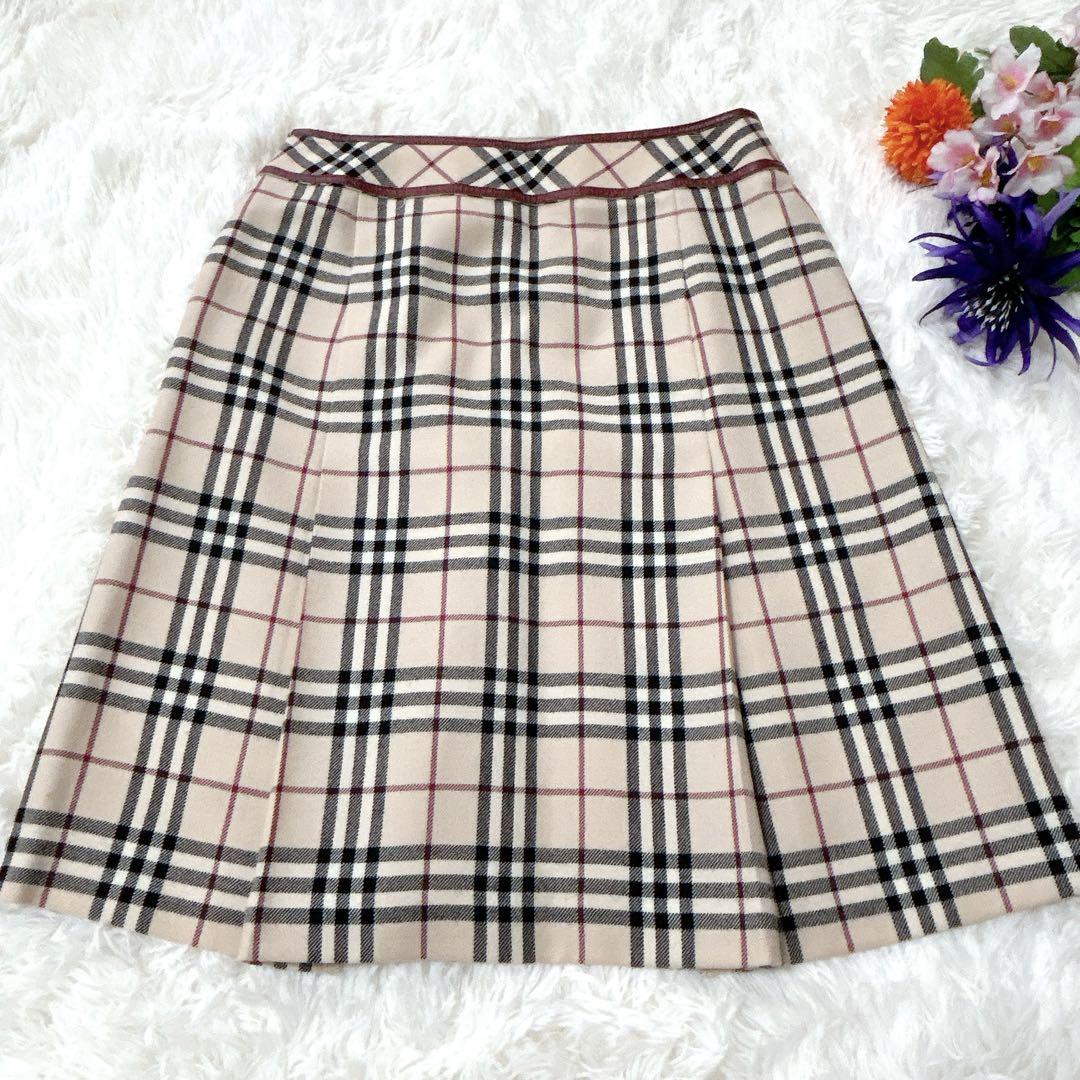 ❤︎美品❤︎BURBERRY BLUE LABEL ノバチェック　ボックススカート