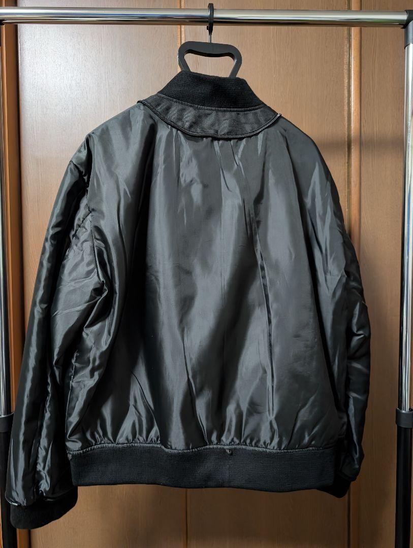 3L ボアハイネックシングルライダースジャケット　Liugoo Leathers