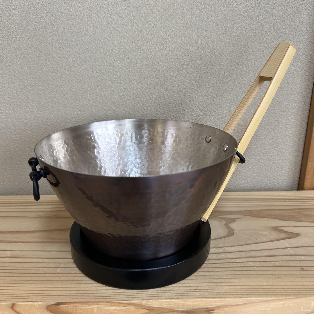 新光堂 新槌起銅器 氷入れ アイスペール 純銅 酒器 トング 桐箱付き 新光堂 新槌起銅器 氷入れ アイスペール 純銅 酒器 トング 桐箱