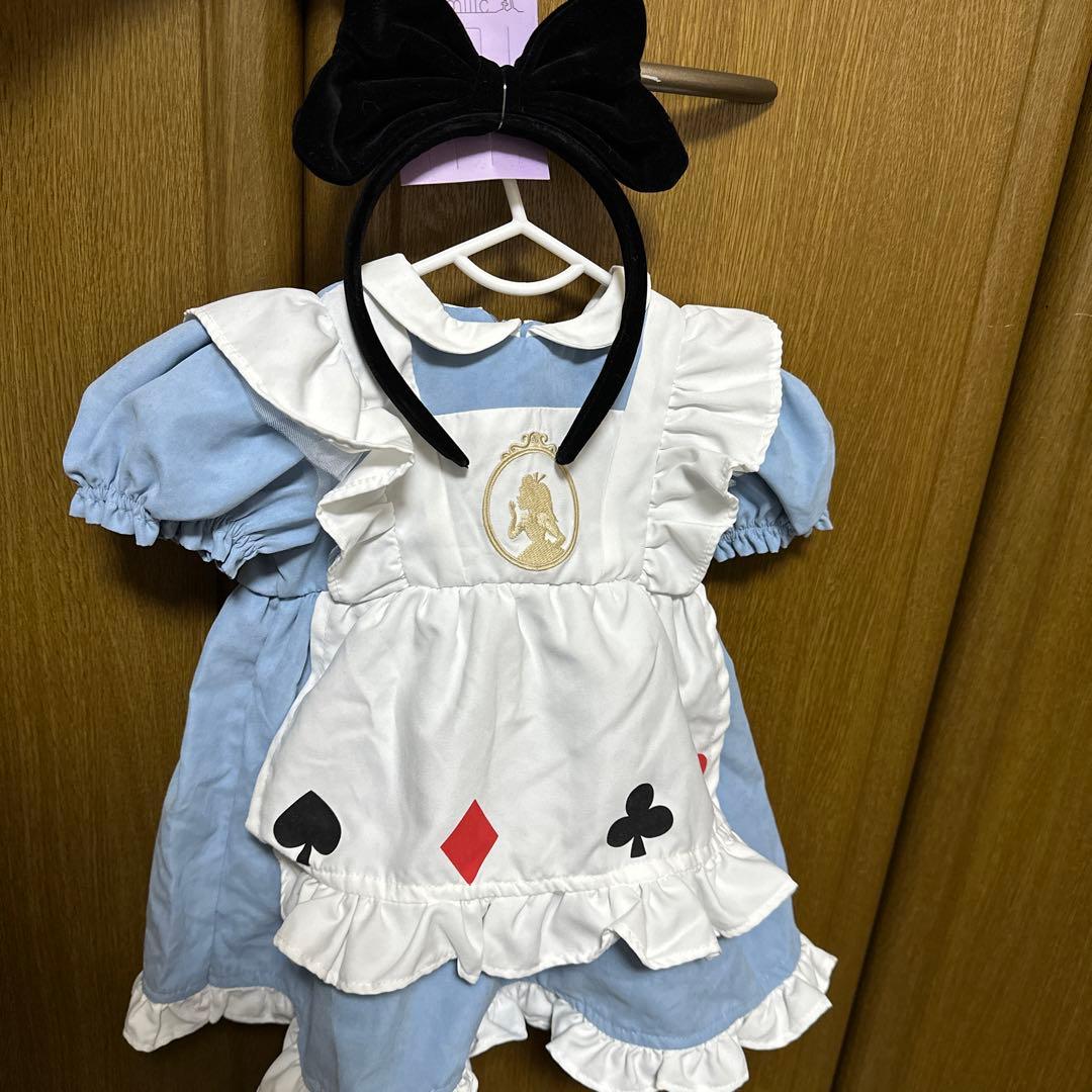 新品カチューシャ付きバースデイ アリス コスプレ ハロウィン コトリ