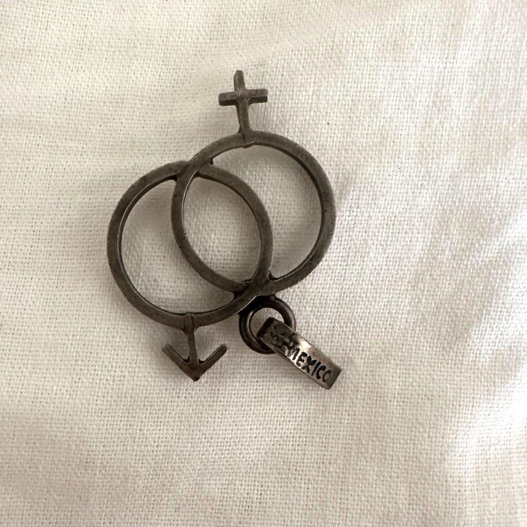 アクセサリー Vintage Mexican silver necklace charm