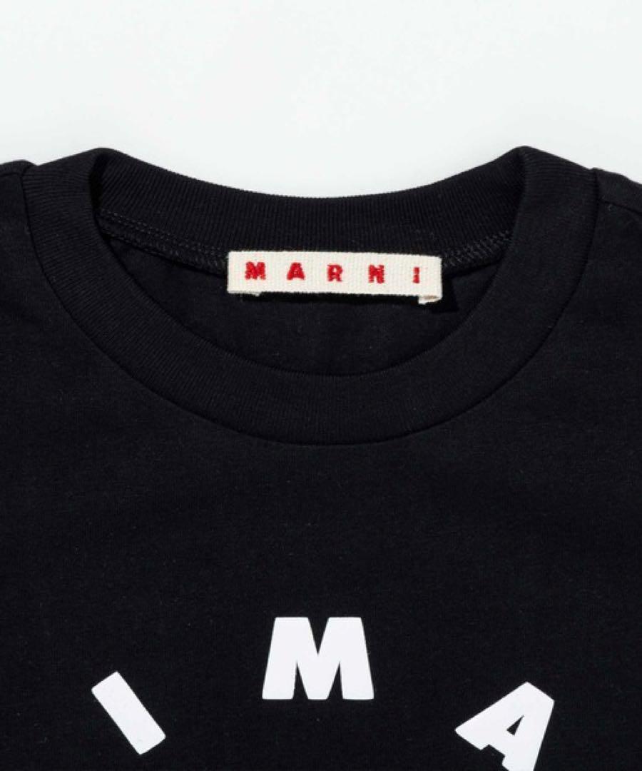 MARNIマルニKids & Junior サークルブランドロゴ半袖Tシャツ