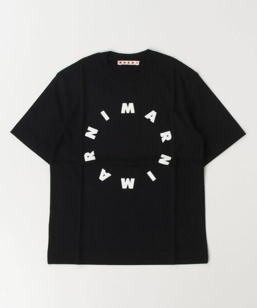 MARNIマルニKids & Junior サークルブランドロゴ半袖Tシャツ