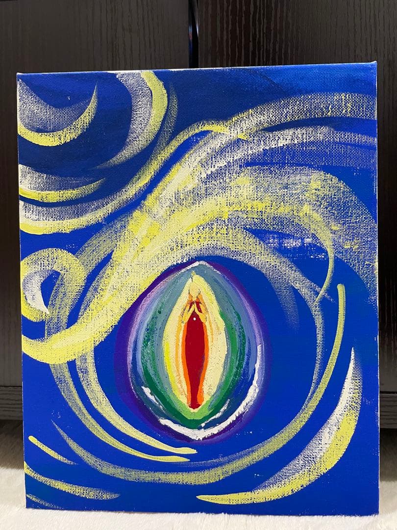 絵画　祈り　龍眼