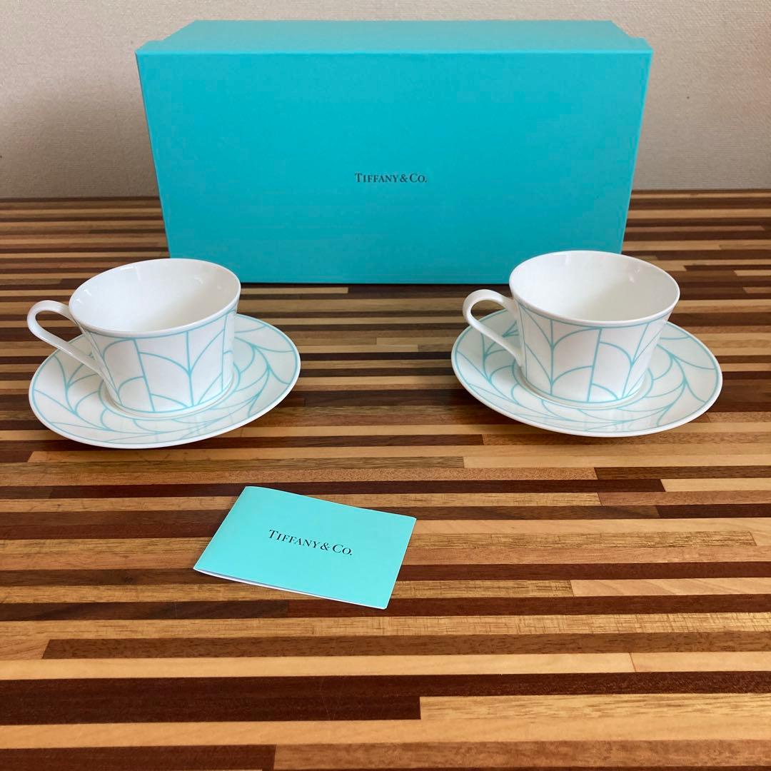 TIFFANY ティファニー コーヒーカップ ティーカップ ２個セット
