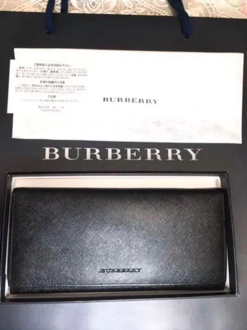 新品未使用　日本製　バーバリー　Burberry メンズ　長財布　財布　折り財布