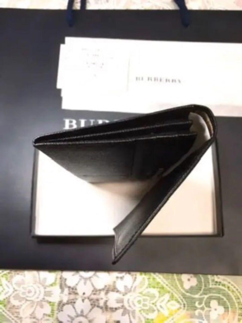 新品未使用　日本製　バーバリー　Burberry メンズ　長財布　財布　折り財布