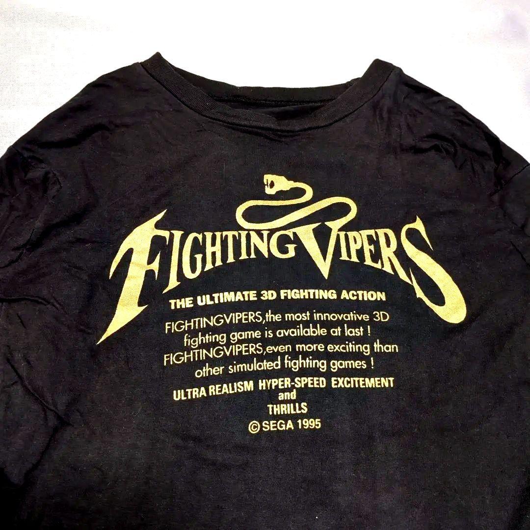 美品】ファイティングバイパーズ 非売品 黒 Tシャツ 90s 金文字