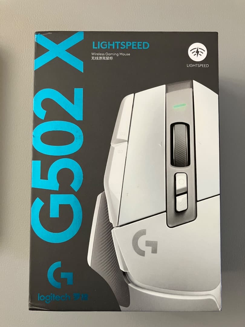 Logitech G502 X LIGHTSPEED Wireless目立った傷や汚れなし