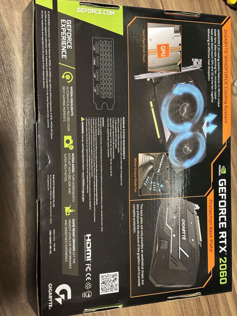 PCパーツ RTX 2060 GIGABYTE Amazon.com: GIGABYTE GeForce RTX 2060 Gaming OC Pro 6G