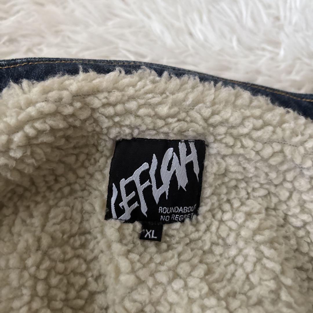 極美品⭐️ LEFLAH レフラー 10th デニムボアジャケット XL