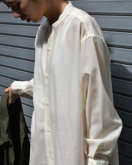 Summer Wool Band Collar One Piece　 アイボリー