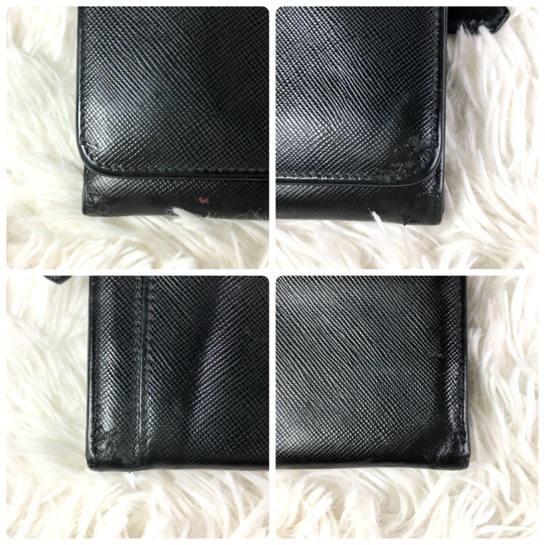 【PRADA✨】ブラック フラップ長財布 サフィアーノレザー ゴールドロゴ