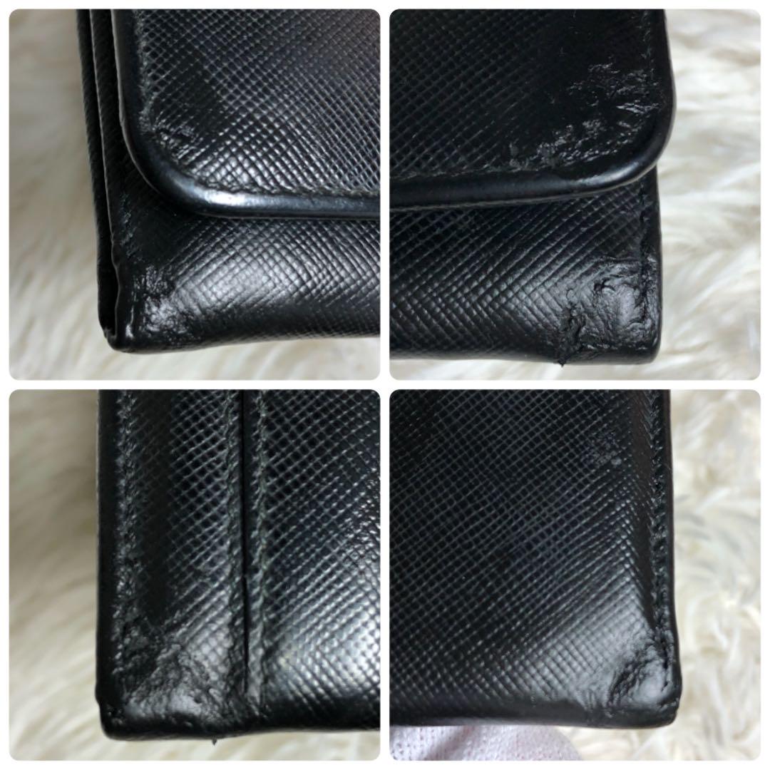 【PRADA✨】ブラック フラップ長財布 サフィアーノレザー ゴールドロゴ