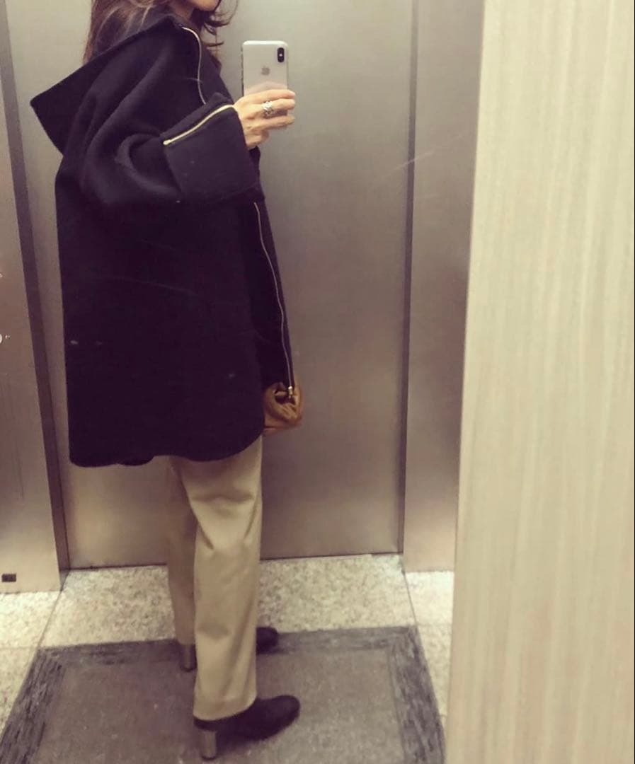 ダブルフェイスフーデッドコート