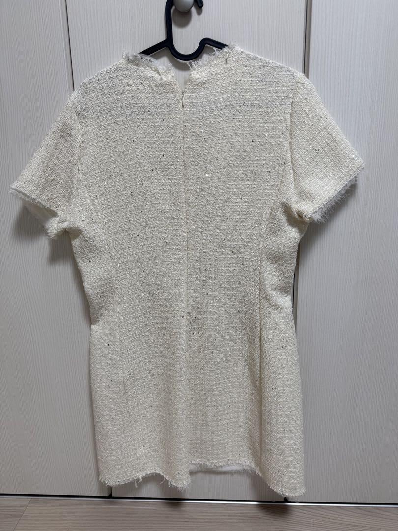【新品未使用】ZARA テクスチャーミニワンピ