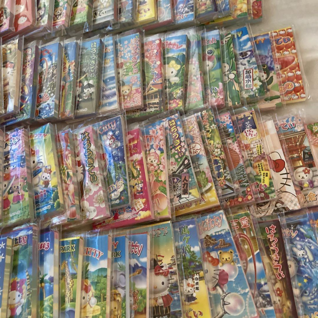 d*9様 ハローキティ 地域限定メモ　ランダム100枚　雪うさぎ〜沖縄　メモセッ