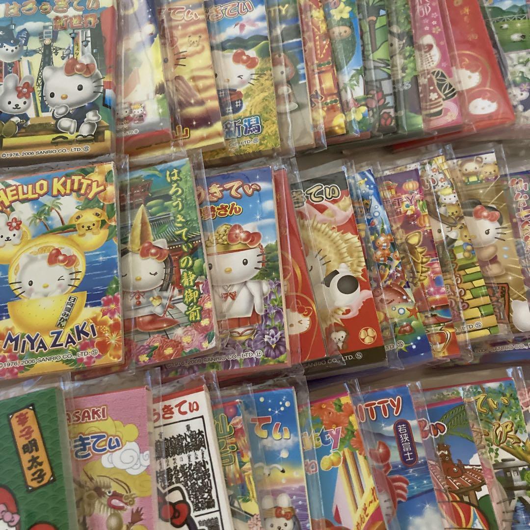 d*9様 ハローキティ 地域限定メモ　ランダム100枚　雪うさぎ〜沖縄　メモセッ