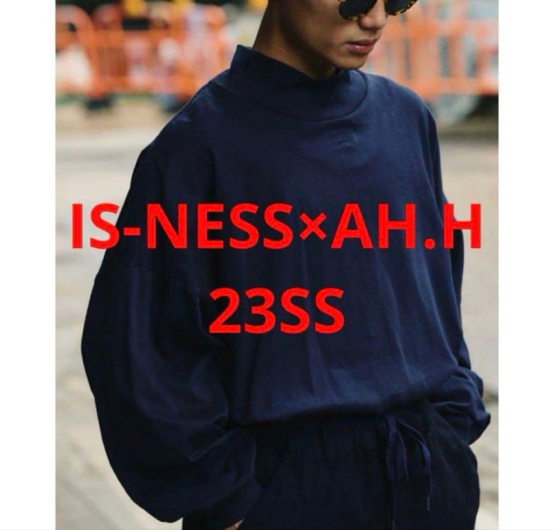 A.H ホワイト長袖カットソーL is-ness