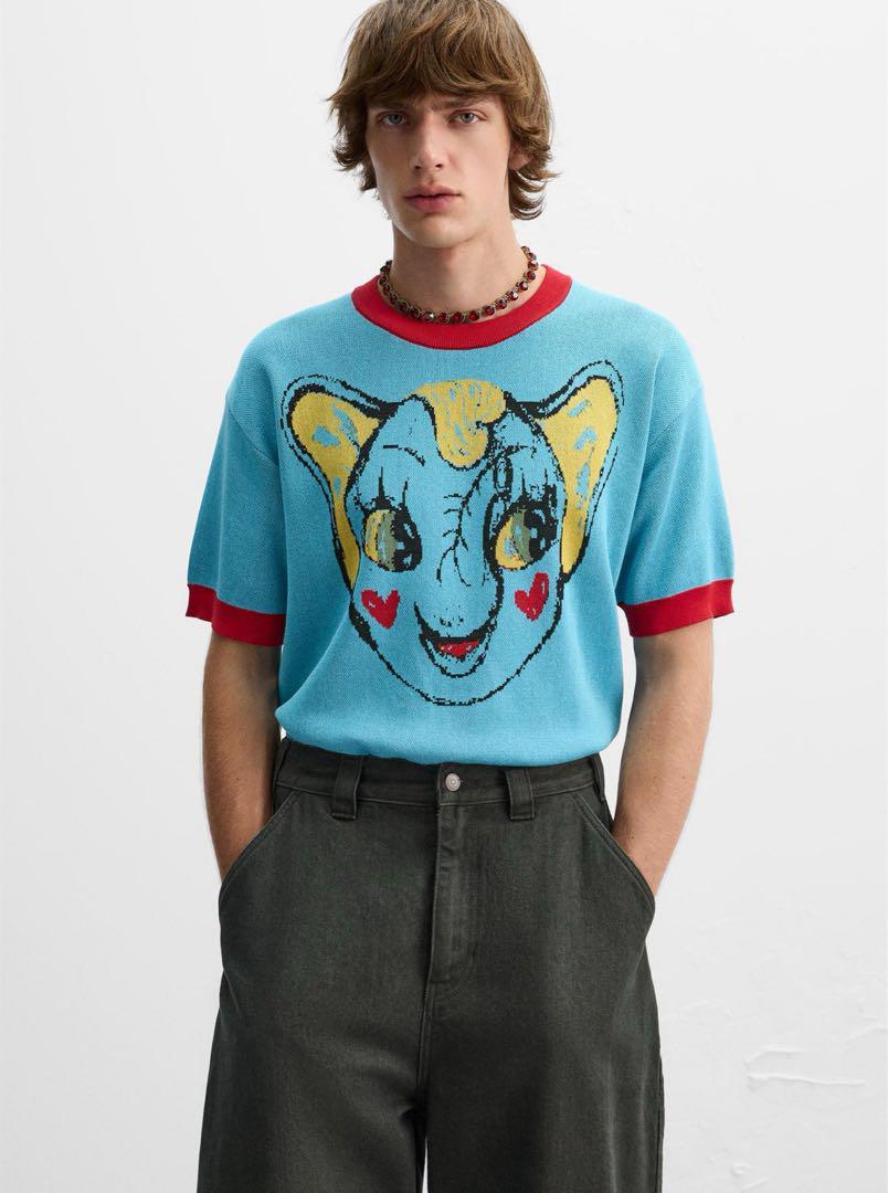 Mサイズ】ZARA × Harry Lambert エレファントTシャツ - トップス