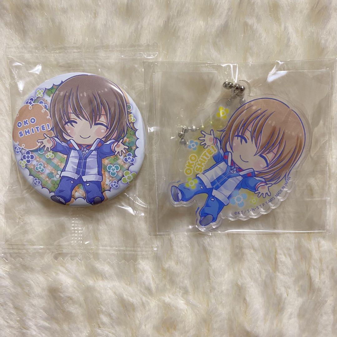 テニスの王子様 缶バッジ アクスタセット 新テニスの王子様 おこして！でふぉ アクキー・缶バッジセット
