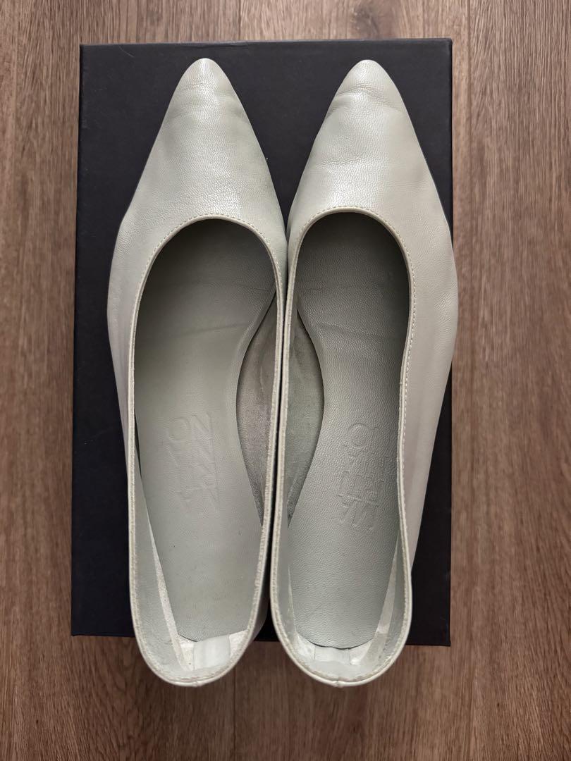 お値下げ/martiniano party flat sage size37