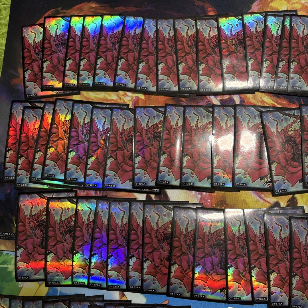 遊戯王　ブラックローズドラゴン　スリーブ　104枚