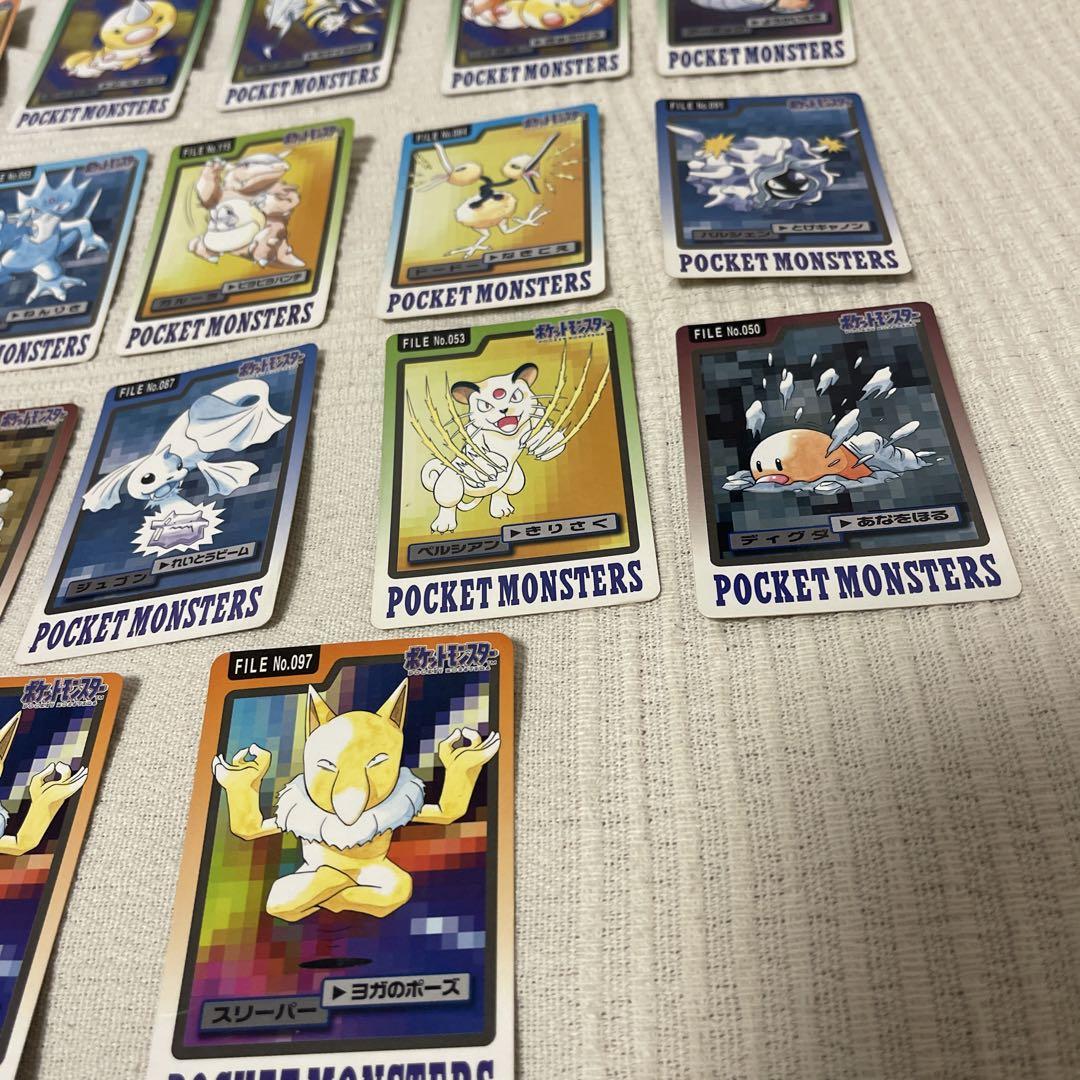 ポケットモンスター カードダス パート3,4 103枚まとめセット ファイル付き ポケモンカードダス 17枚 - メルカリ