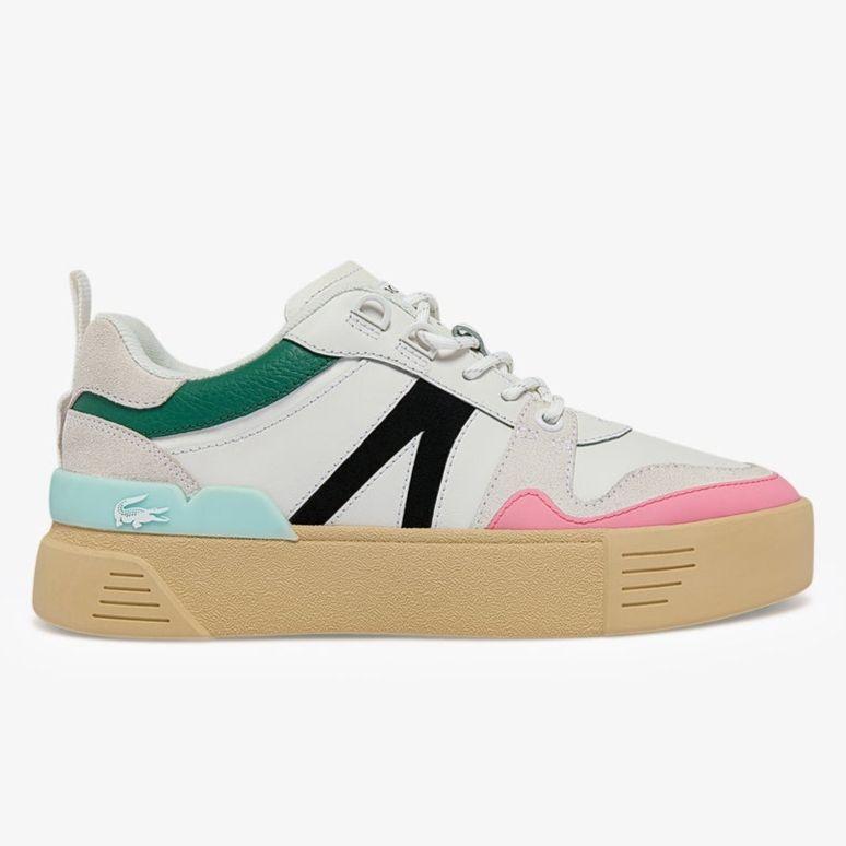 【美品】LACOSTEレザー厚底スニーカー L002 0722 美品✨】LACOSTE L002 0722 1 厚底レザースニーカー - メルカリ