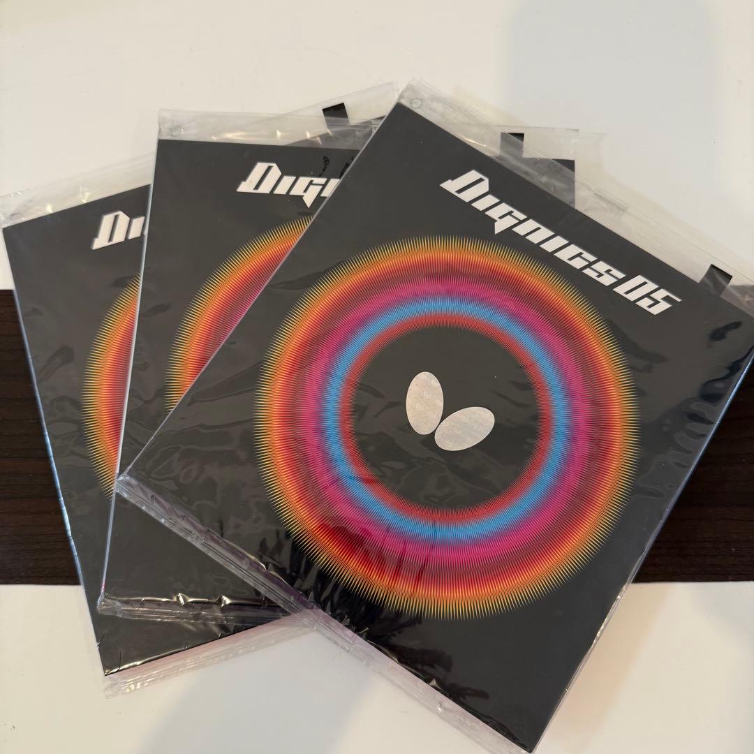 バタフライ(Butterfly)卓球ラバー ディグニクス 05 ブラック(3個)