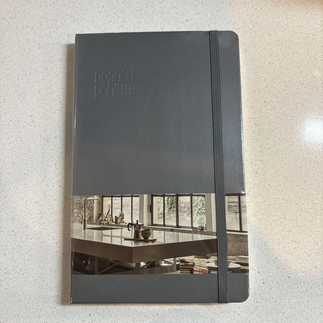 未開封 moleskin ノート 無地 ゴム付 モレスキン Poliform