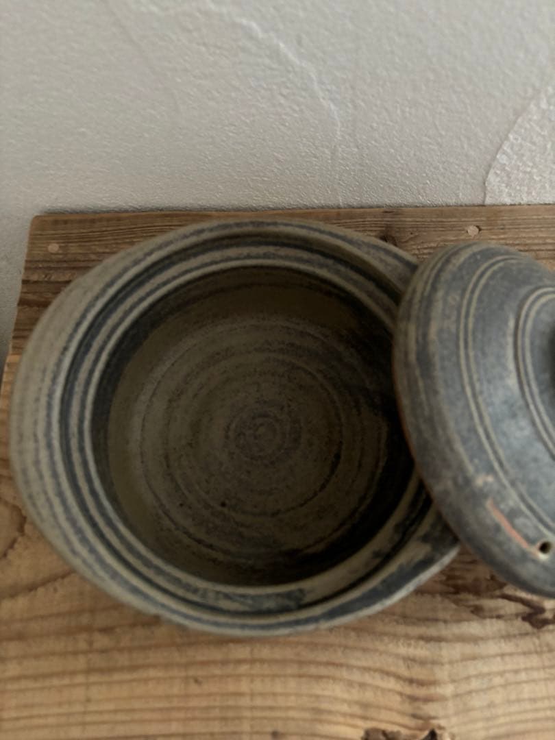 山本泰三　緑石釉煮込み鍋