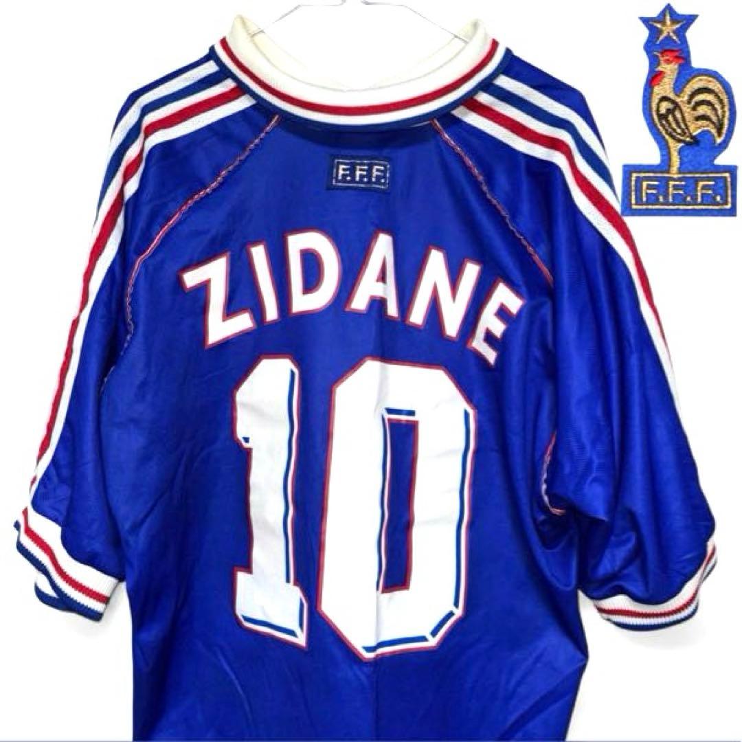 98年 UK製 adidas フランス ジダン ユニフォーム XL