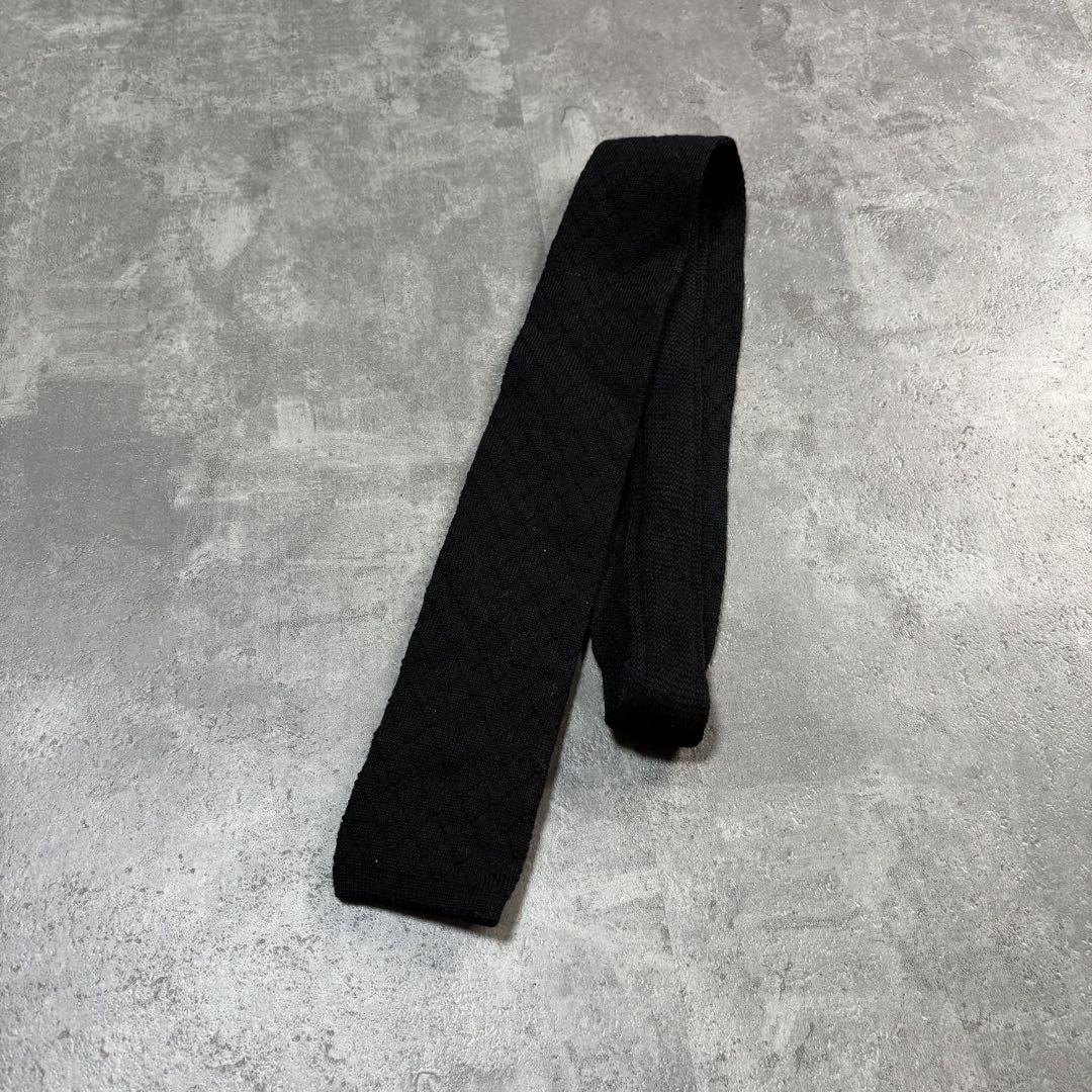 HENRY GRETHEL vintage basic knit necktie