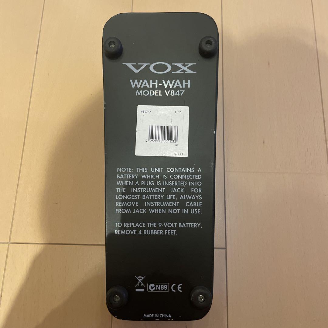 超話題新作 VOX メルカリ - 動作確認済み ワウペダル V847 ギター