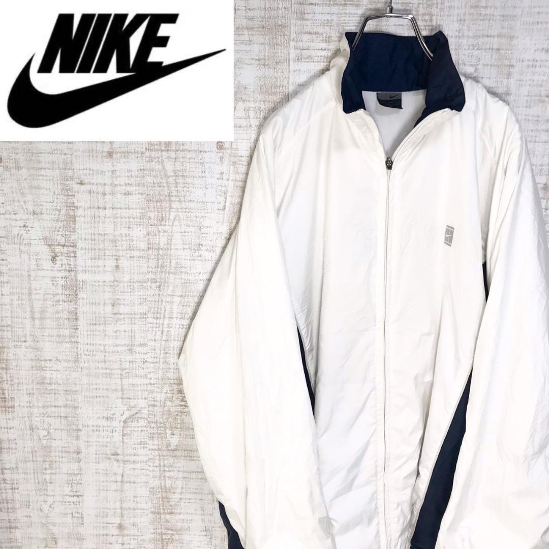 【再入荷】 【M】NIKEナイキ ナイロンジャケット フランス 薄手 ワンポイントロゴ - ナイロンジャケット