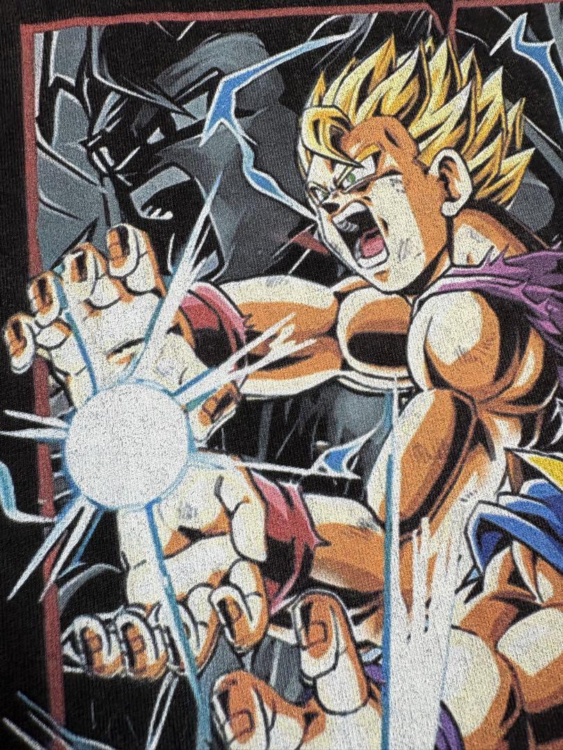 【ドラゴンボールZ】「親子かめはめ波」古着加工Tシャツ Lサイズ