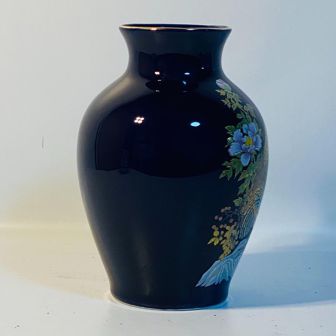 大人気新品  花瓶 雉絵 花器 和柄 花柄 華道 花道 お花 生け花 花立 花入 和 花瓶・フラワースタンド