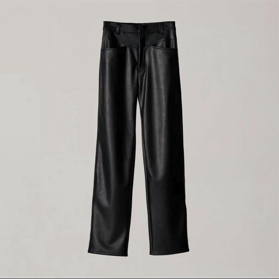 ZOE 23aw leather pants