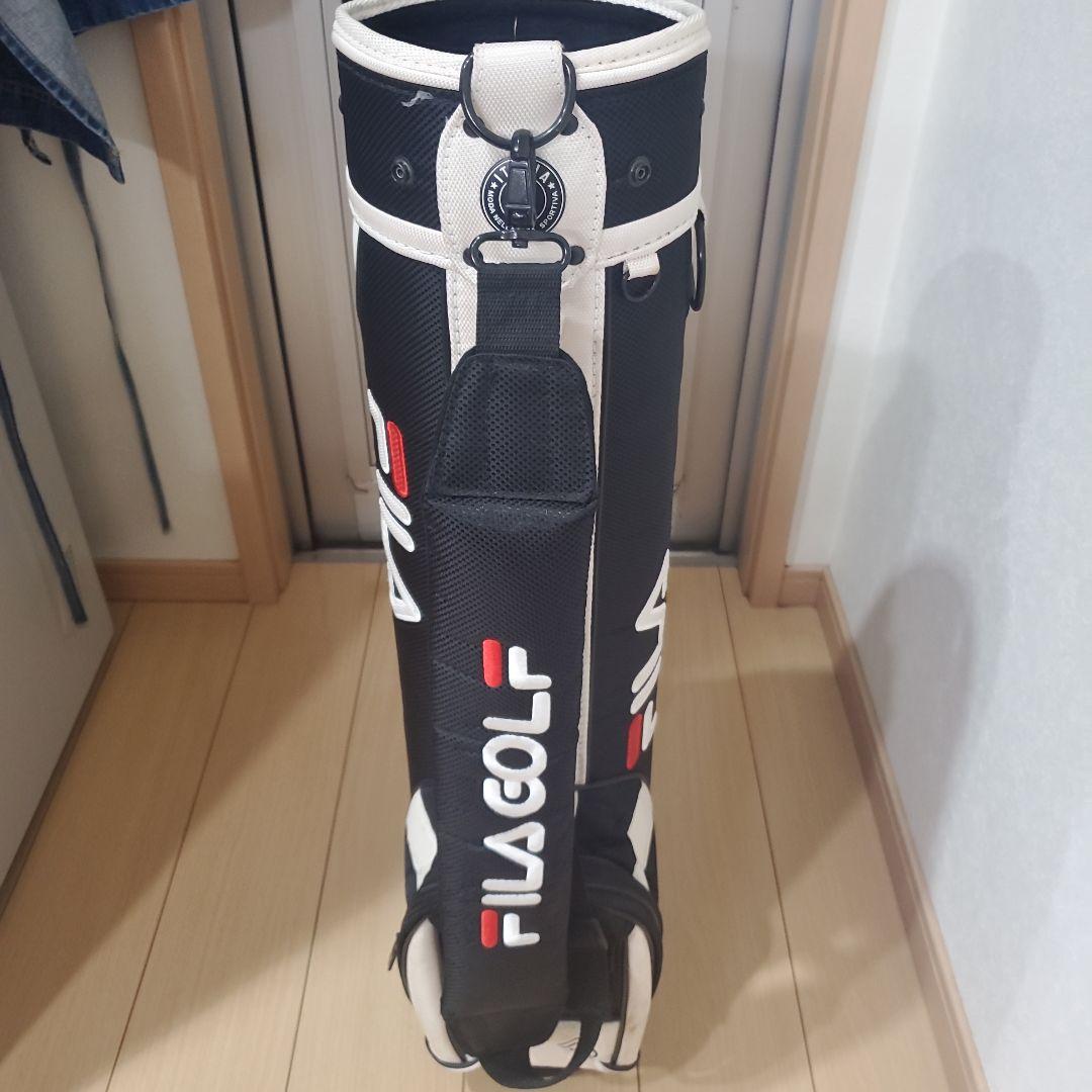FILA GOLF キャディバッグ ブラック・ホワイト送料無料/美品 FILA GOLF キャディバッグ ブラック/ホワイト - メルカリ