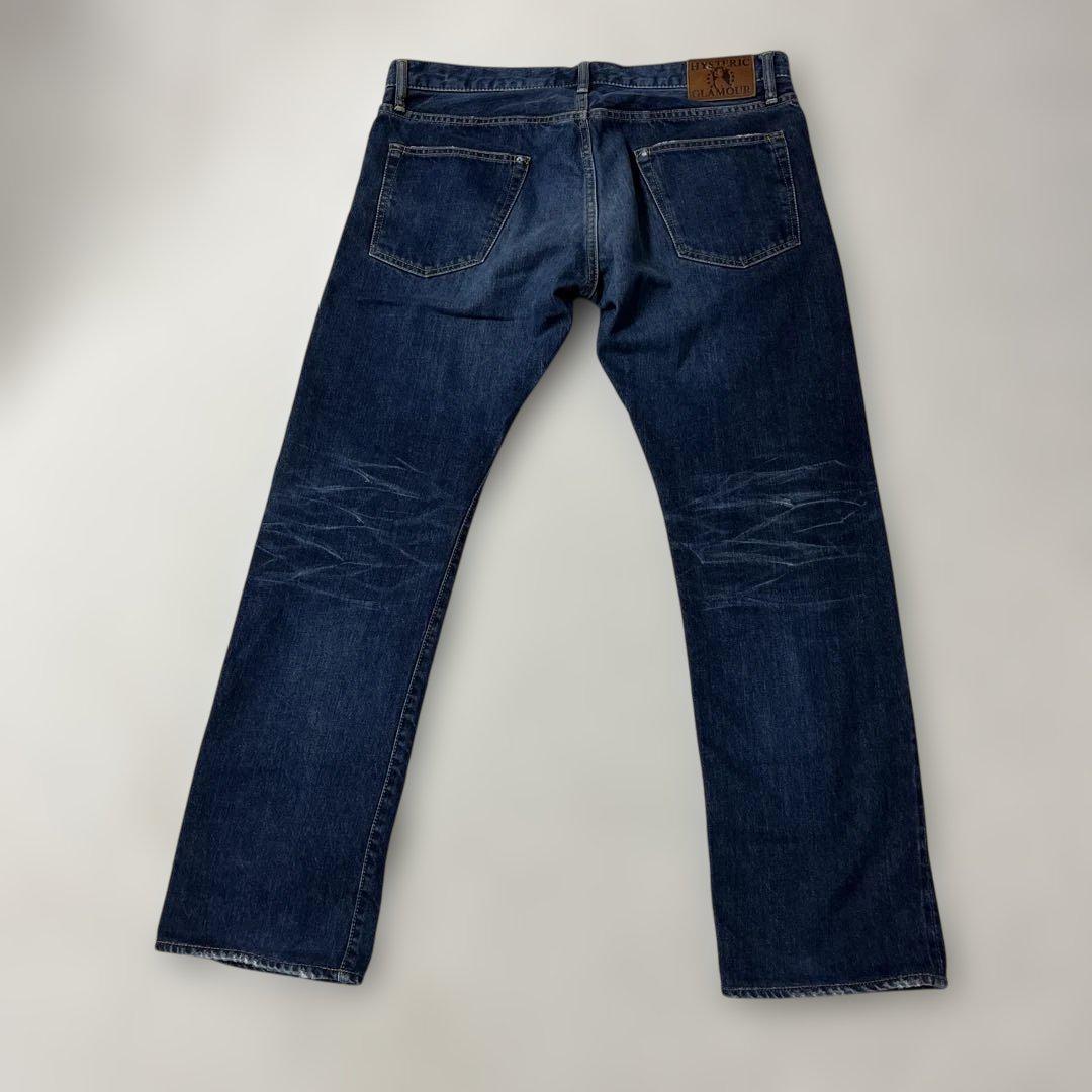 ヒステリックグラマーダメージ加工スタッズ付きジーンズ HYSTERIC GLAMOUR ヒステリックグラマー ダメージ加工 スタッズ
