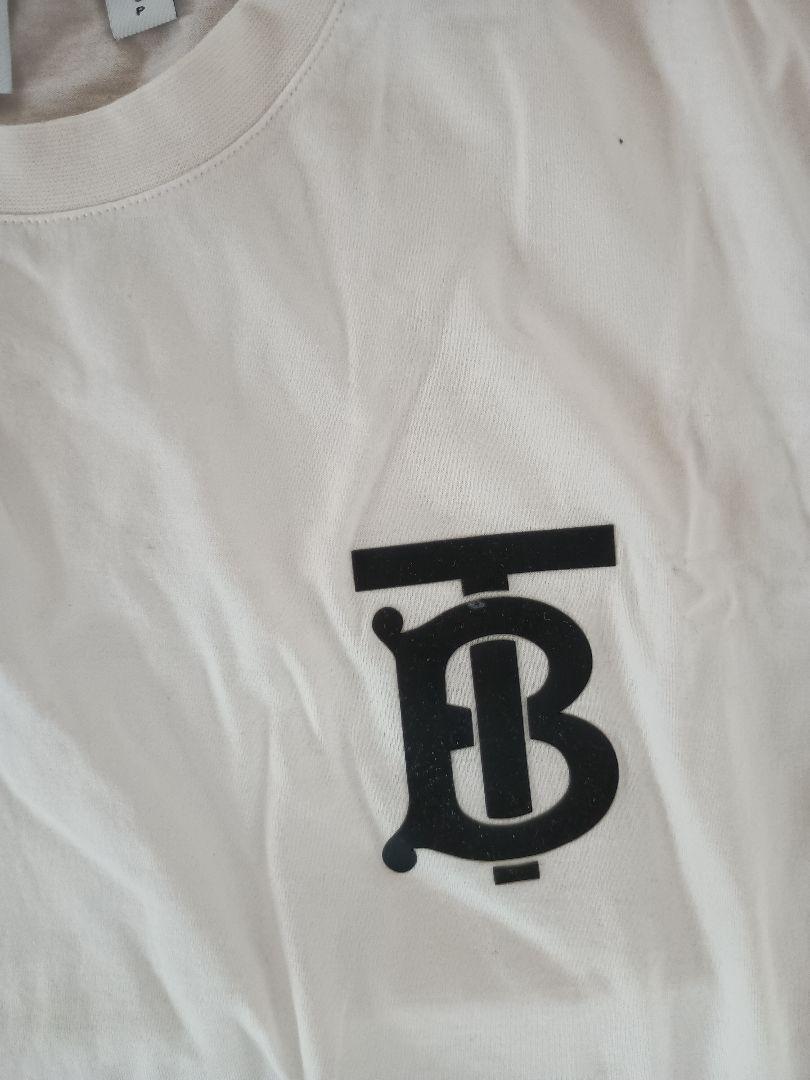 BURBERRY tbロゴ Tシャツ Sサイズ ホワイト BURBERRYバーバリーTBロゴTシャツ白ホワイトメンズSサイズ