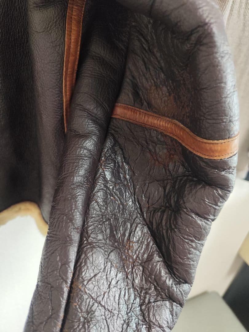 エアロレザー D-1ムートンレザージャケットM