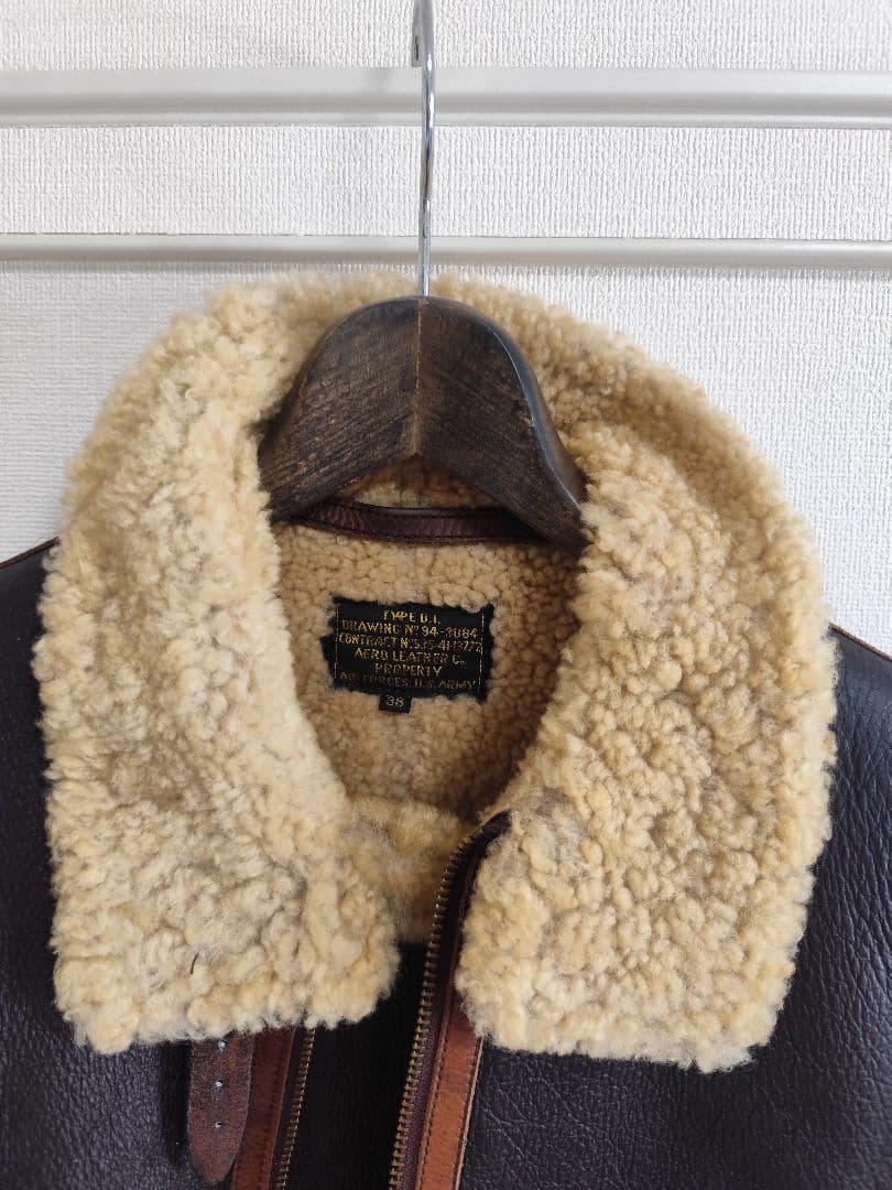 エアロレザー D-1ムートンレザージャケットM AERO LEATHER WWW_SHINETEETH_COM