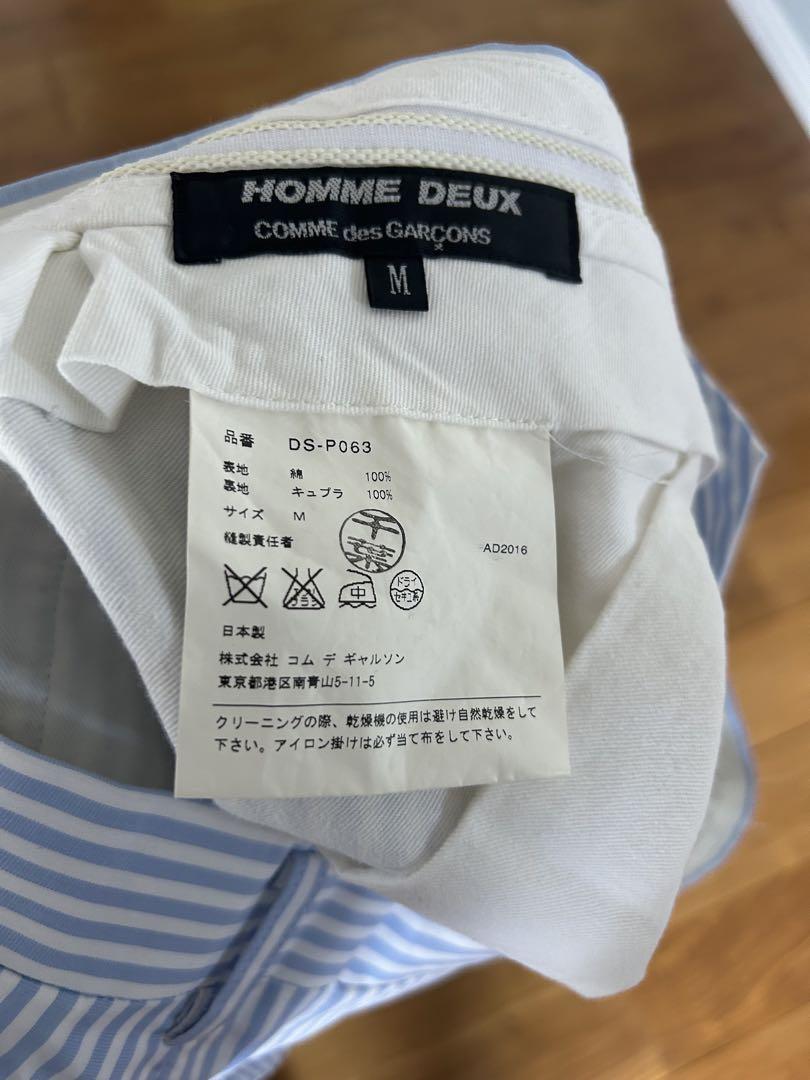 コムデギャルソンHOMME DEUX ストライプ ショートパンツ Mサイズ