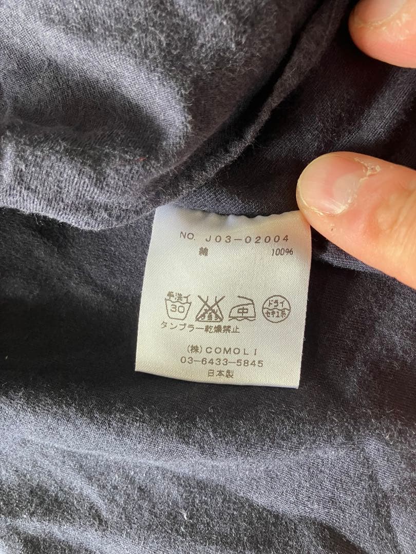 スキッパーシャツ ネイビー