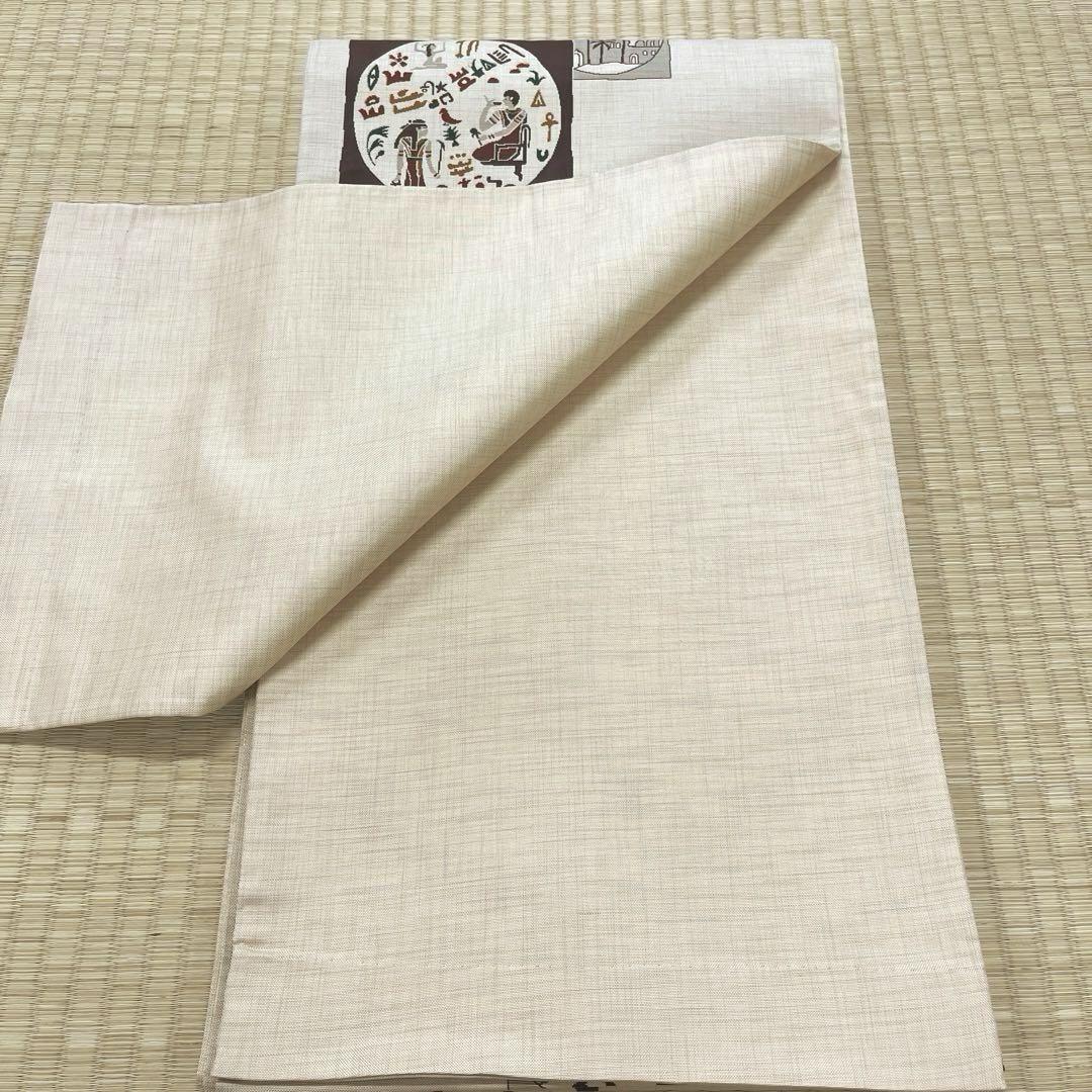 正絹 袋帯 紹紦帯 古今絵巻 エジプト柄 - メルカリ
