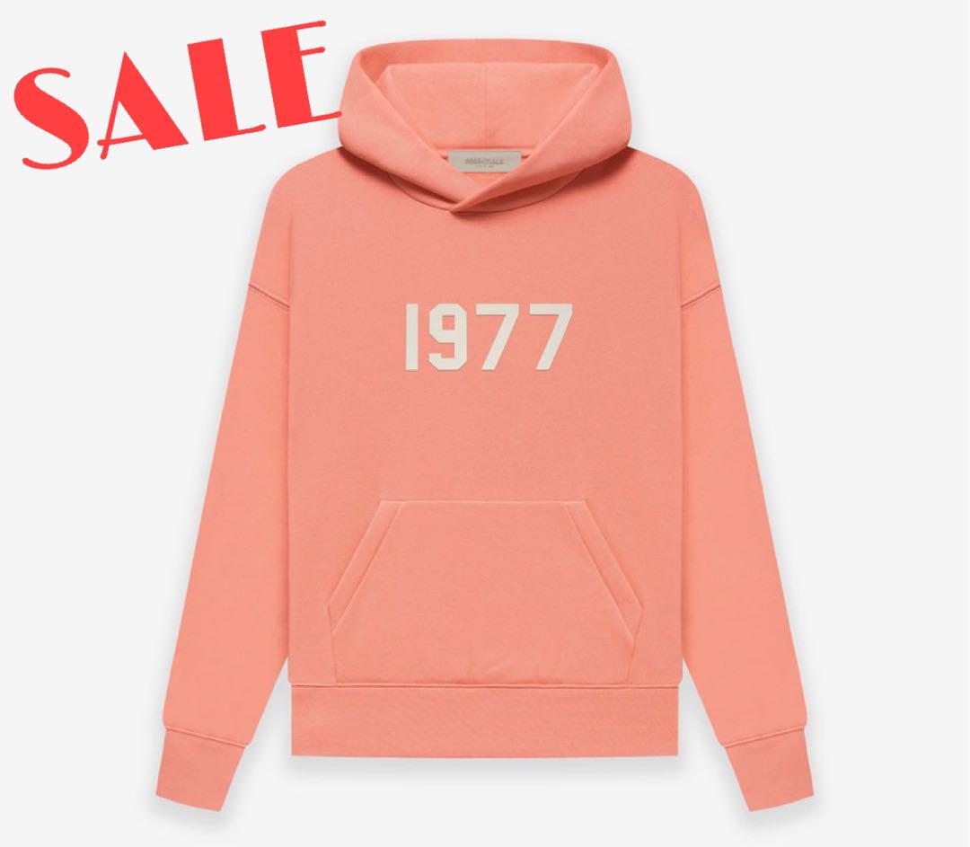 32%割引 国内在庫 FOG Essentials 1977 パーカー ピンク 10 パーカー 通販激安セール 【即完モデル‼︎】STUSSY◎袖ロゴ ワンポイント パーカー A528 パーカー