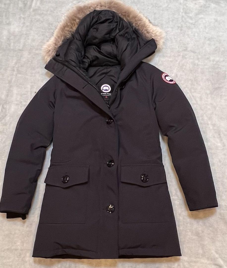 CANADA GOOSE カナダグースBRONTE PARKA S Navy